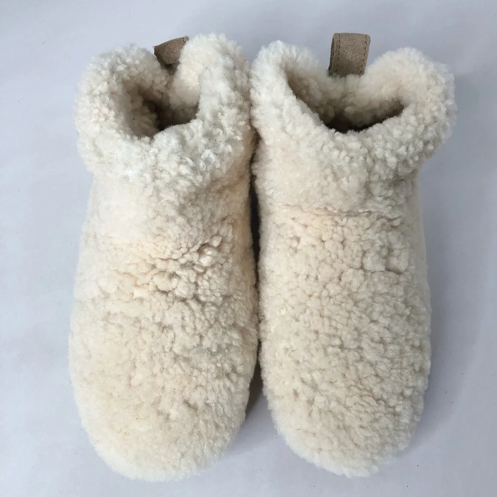 UGG Shearling Sherpa Bootie Winter Slippers